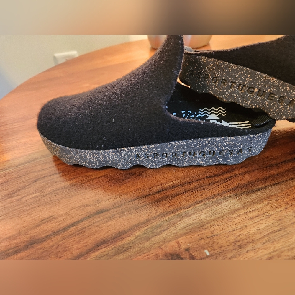 Asportuguesa size 40 felt slides